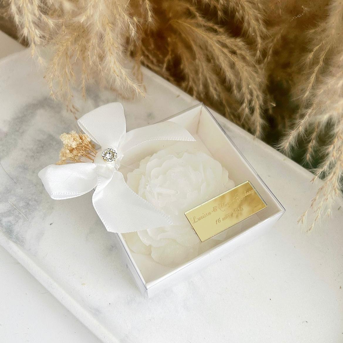 Bougie Rose des neiges