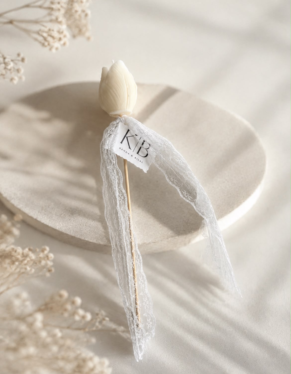 Bougie Cadeau Invité Fiançailles