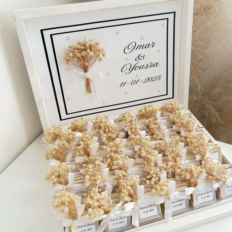 Chocolat Cadeau Invité Anniversaire de Mariage