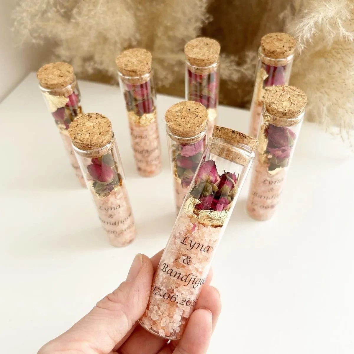 Sel de Bain Cadeau Invité Anniversaire de Mariage