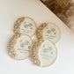 Magnet Rocher Gold, cadeau personnalisé et brillant pour mariage